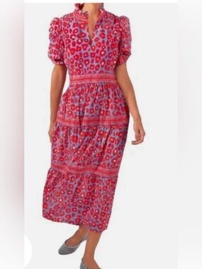 Gretchen Scott Designs Cheetah Print Maxi Dress